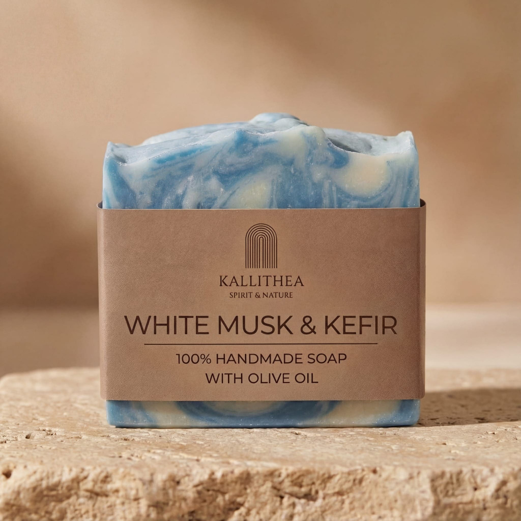 Handgemachte Seife WHITE MUSK KEFIR