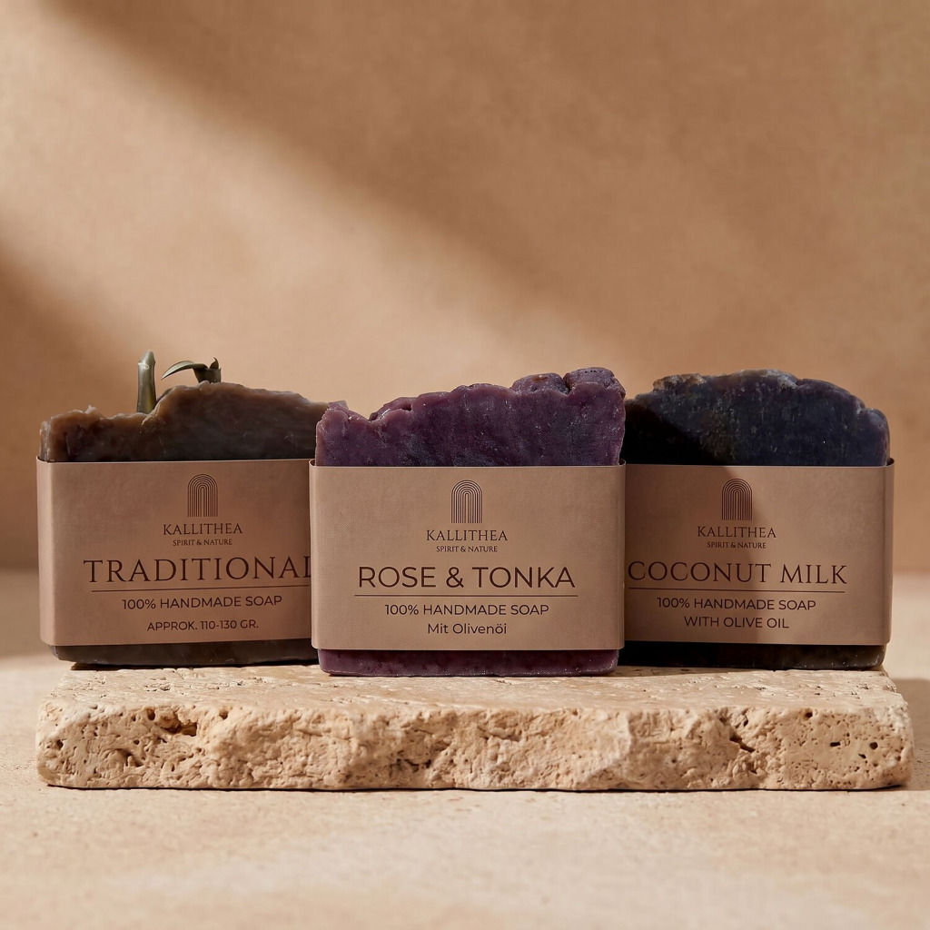Entdecker Set: drei mediterrane Naturseifen aus Kos